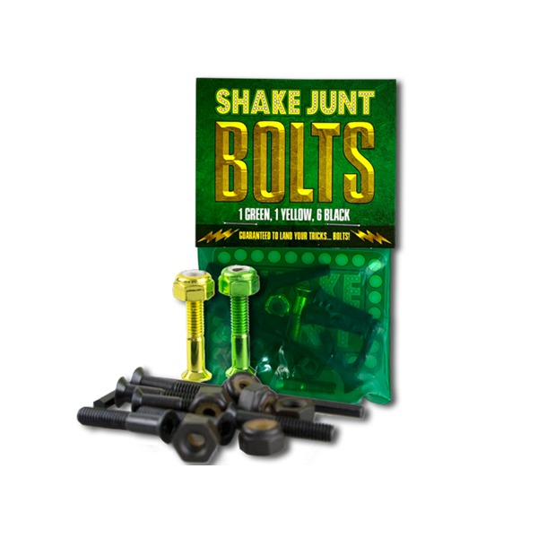 Shake Junt Hardware 7/8" Phillips - Black/Green/Yellow