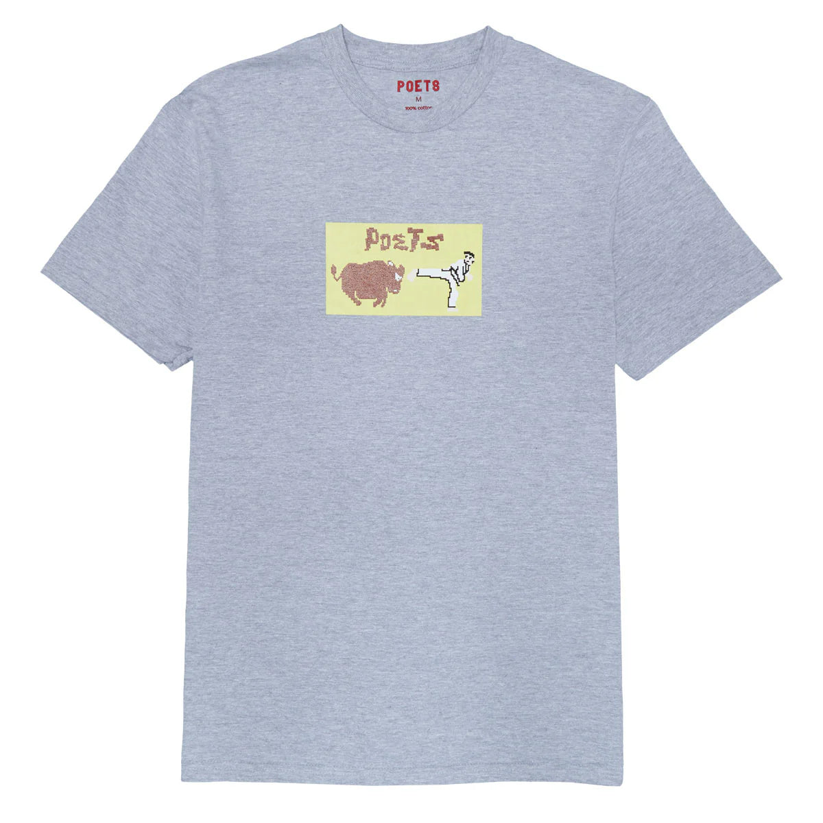 Poets Karate Champ DTG T-shirt - (Grey)