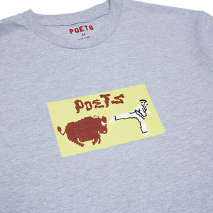 Poets Karate Champ DTG T-shirt - (Grey)