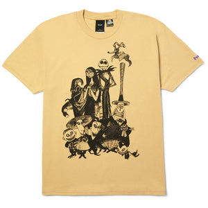 HUF Nightmare Cast S/S T-SHIRT (Sand)