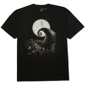 HUF Spiral Hill S/S T-SHIRT (Black)