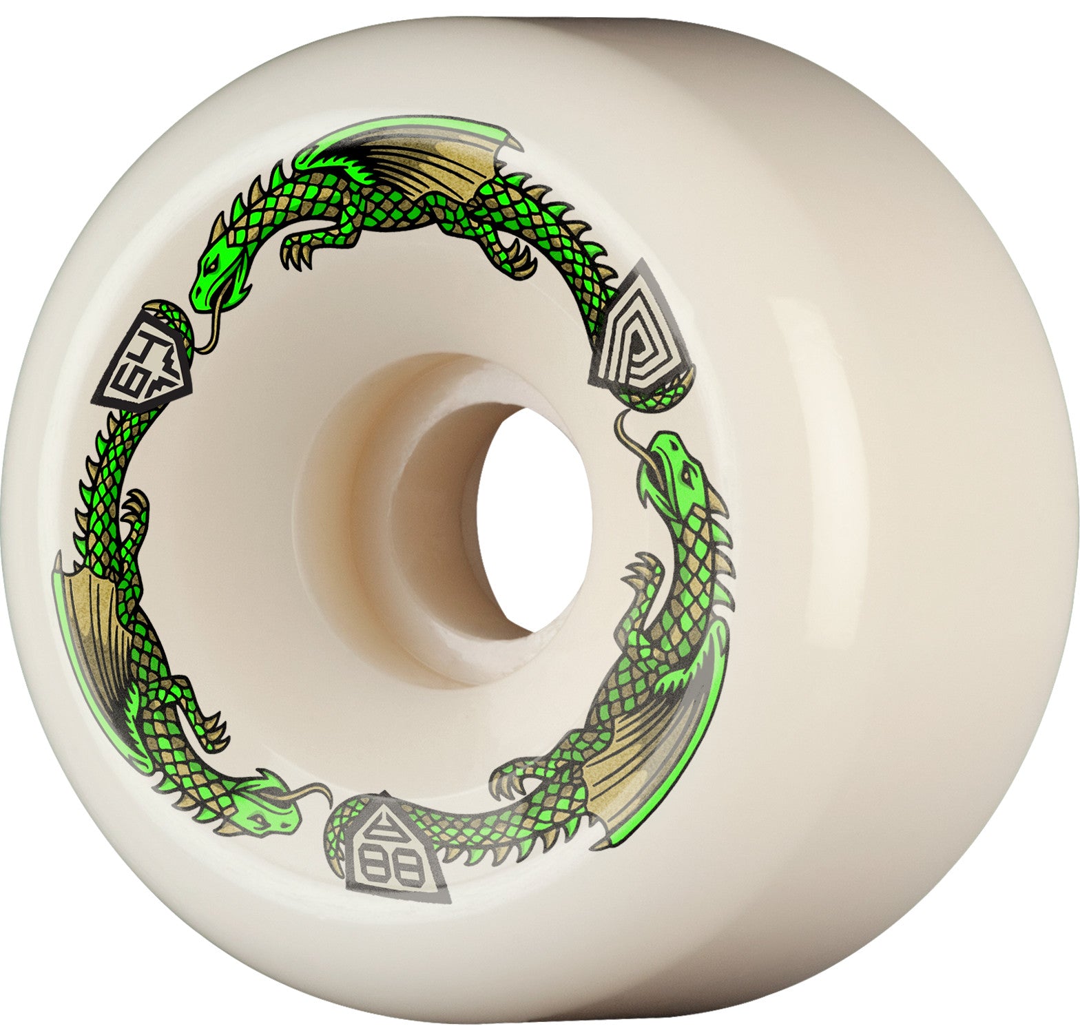 Powell Dragon Formula Bomber 88A Wheels - (60mmx40mm)