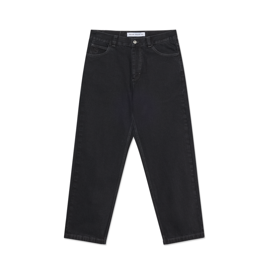 Polar Skate Co. 93! Pants - Contrast Stitching (Black/Dark Olive)